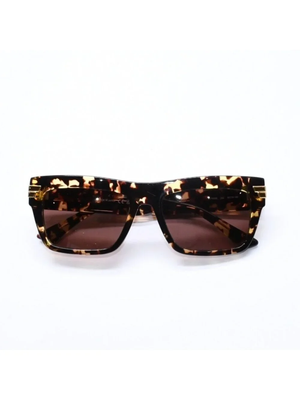 Bottega Veneta Side Logo Sunglasses Eyewear 18 145 Gold